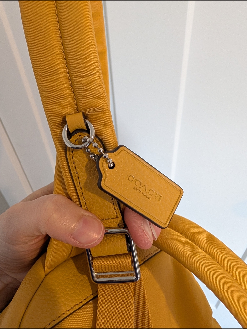 Coach Yellow Leather Mini Backpack - Picture 8 of 15